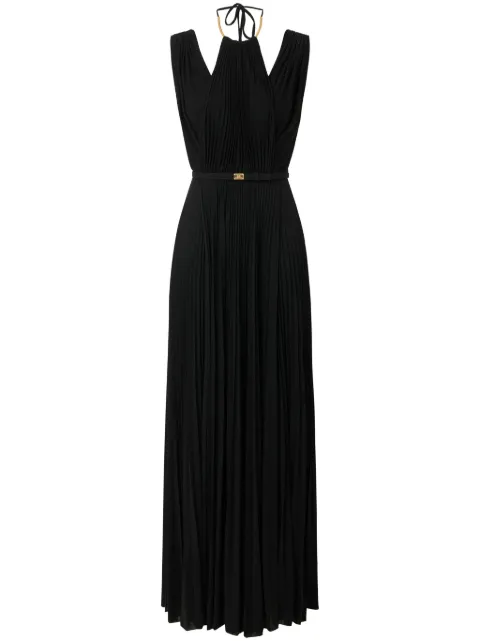 Elisabetta Franchi belted lurex gown