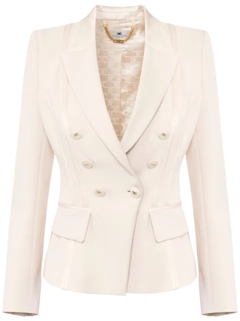 Elisabetta Franchi blazer de crepé satinado