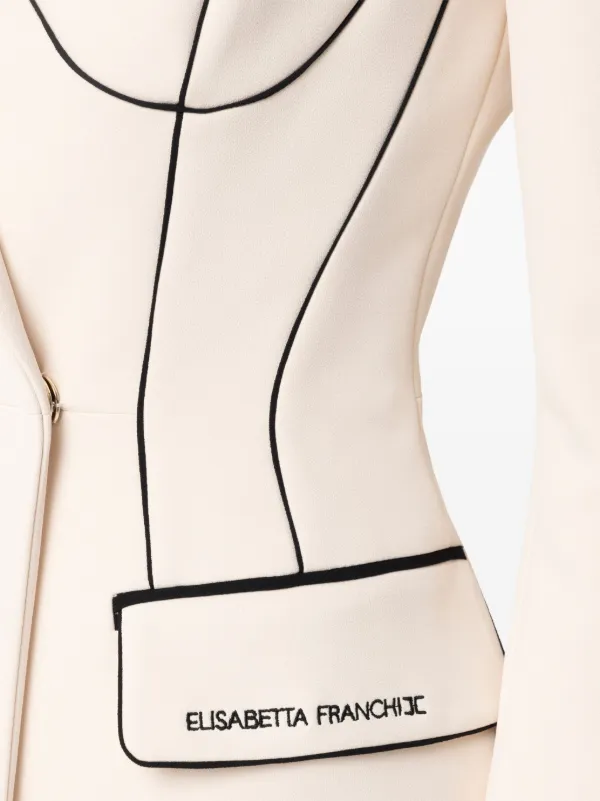 Elisabetta Franchi Blazer Dress | Neutrals | FARFETCH
