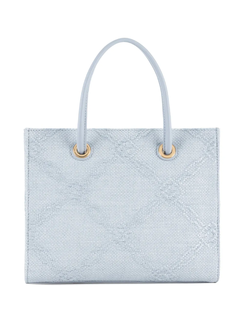 ELISABETTA FRANCHI LOGO-JACQUARD MINI TOTE BAG