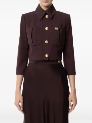ジャケット ELISABETTA FRANCHI Woman Jacket Black GI107 110 ELISABETTA FRANCHI: Jacket woman - Black | Elisabetta