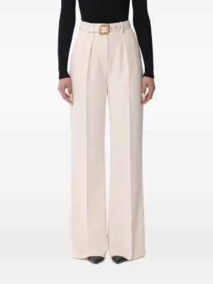 Elisabetta Franchi High Waisted Pants for Women - Shop on