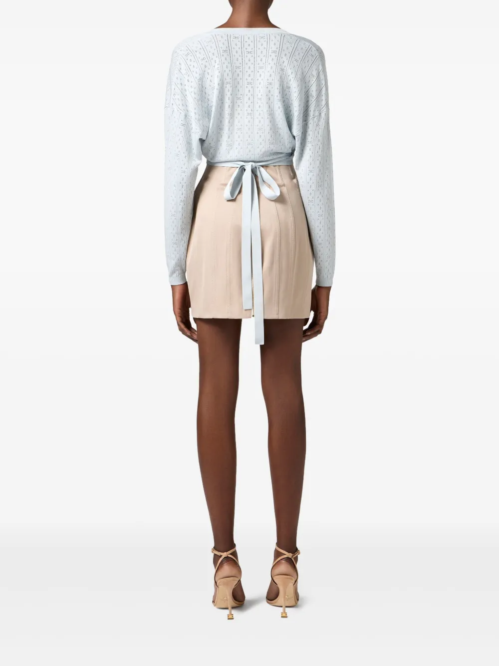 Elisabetta Franchi Gebreide top Blauw