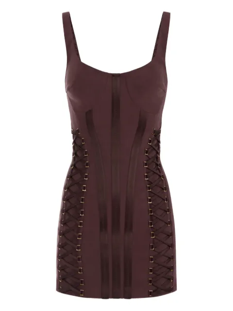 Elisabetta Franchi corset-style mini dress