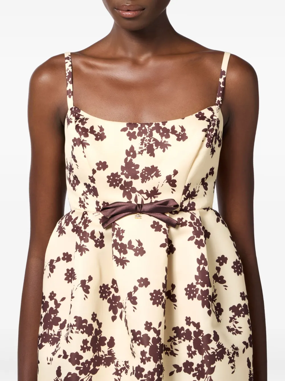 Elisabetta Franchi Doll jurk Beige