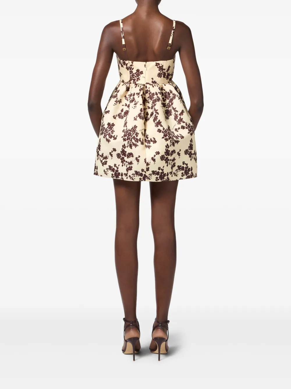 Elisabetta Franchi Doll jurk Beige