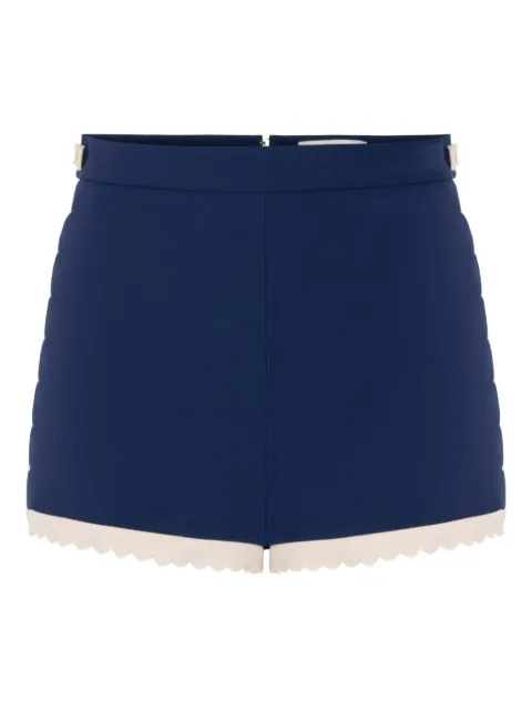 Elisabetta Franchi shorts con bordes festoneados