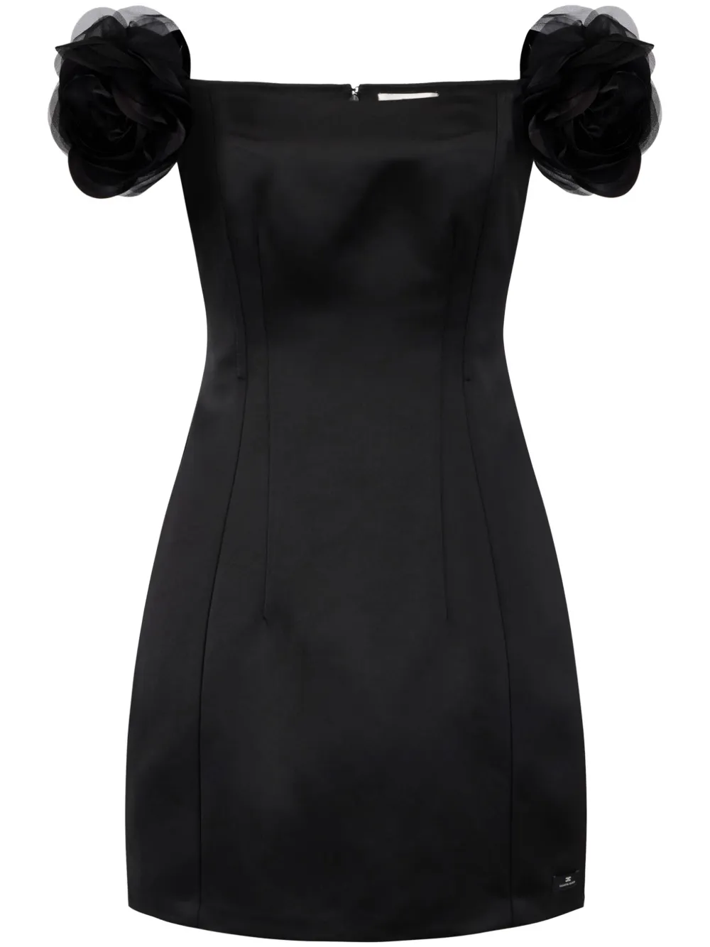 Elisabetta Franchi satin dress | Black | Image 1