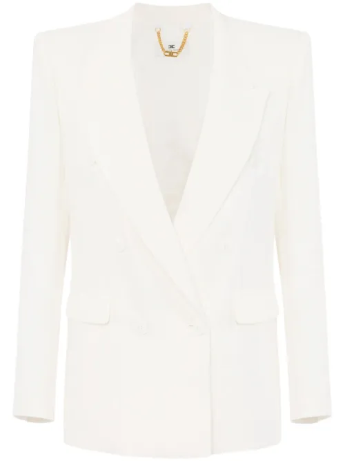 Blazer à boutonnière croisée - Elisabetta Franchi - Modalova