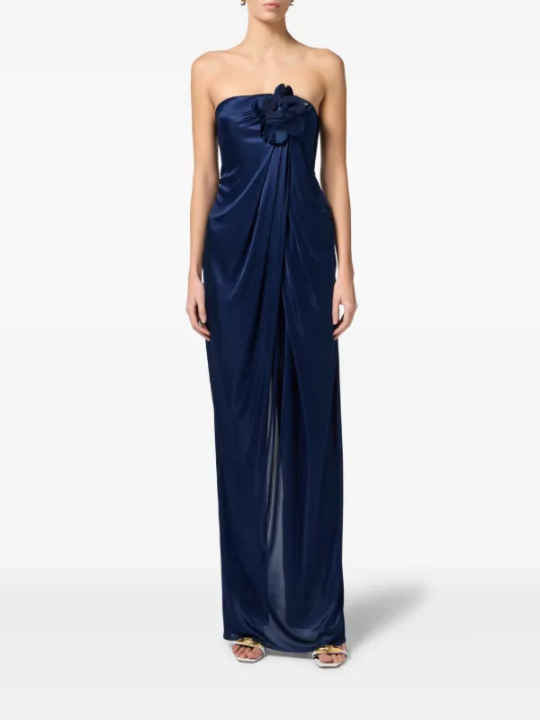 ワンピース ELISABETTA FRANCHI Woman Dress Blue AB768 A28 27860990_57972886_600.jpg