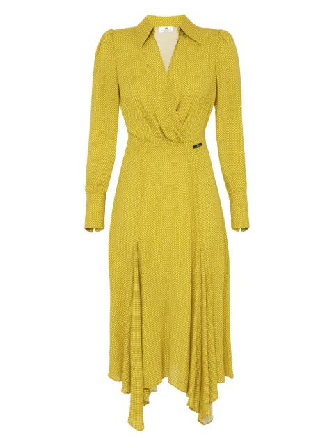 Elisabetta Franchi polka dot-print dress