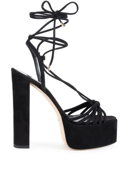 Sandales en daim - Elisabetta Franchi - Modalova