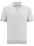 Boggi Milano merino wool polo shirt - White