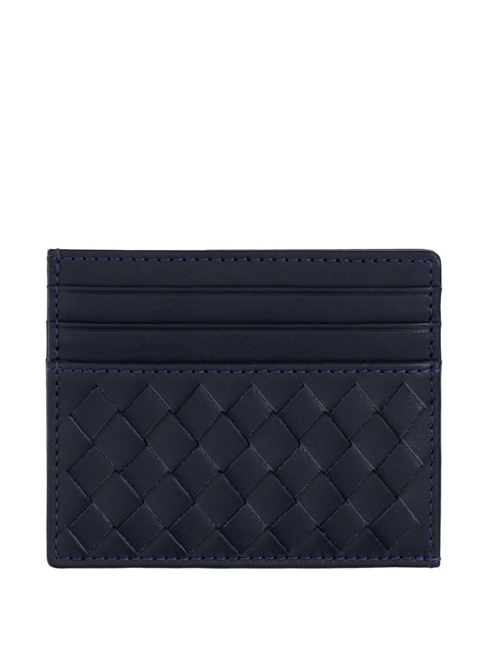 Boggi Milano leather cardholder - Blue