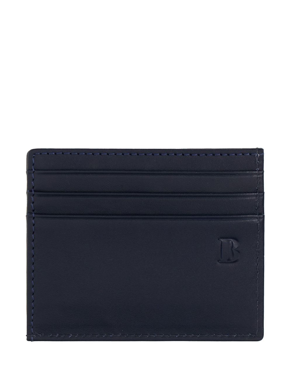 Boggi Milano leather cardholder - Blue