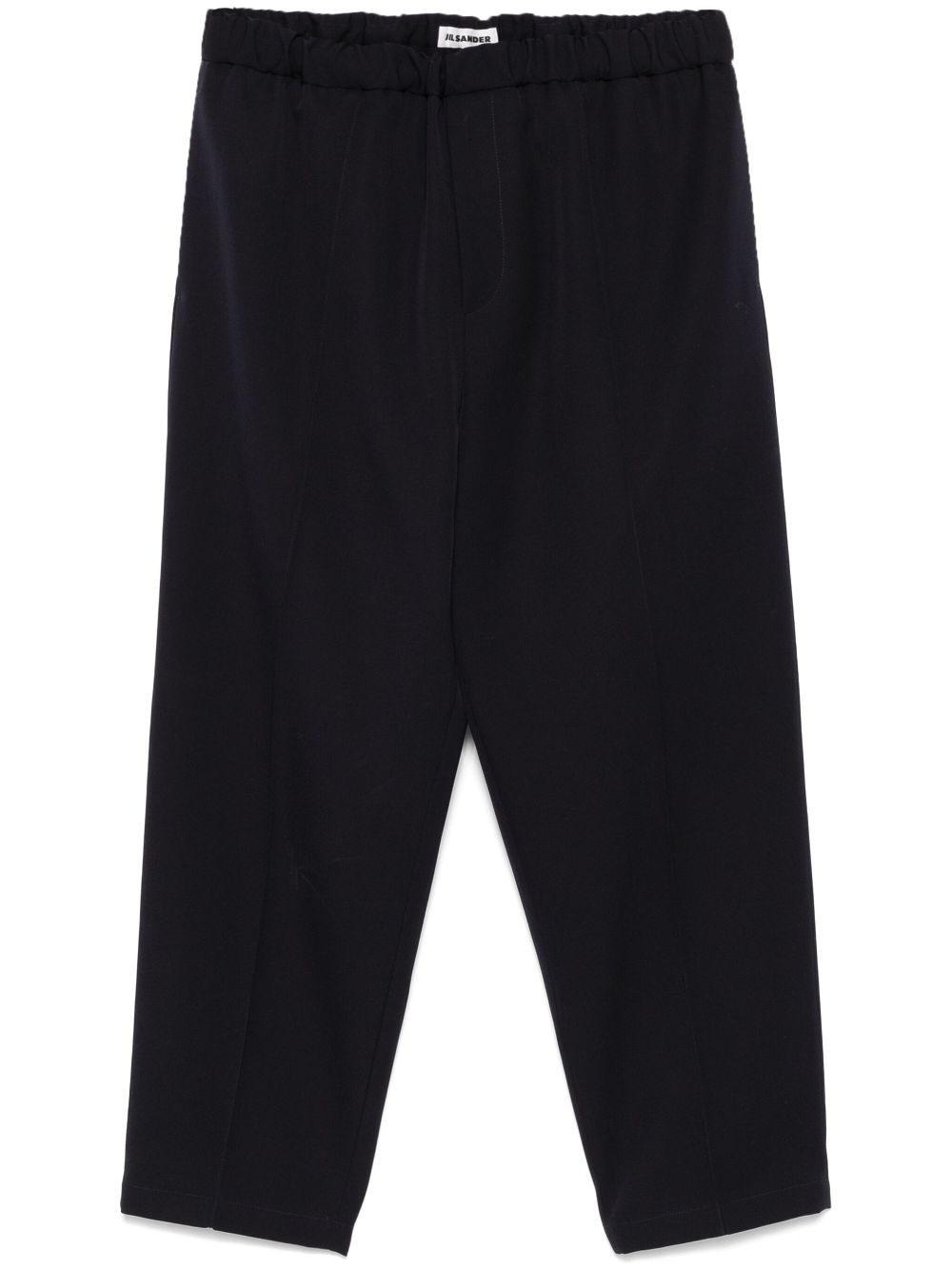 Jil Sander gabardine wool trousers - Blue