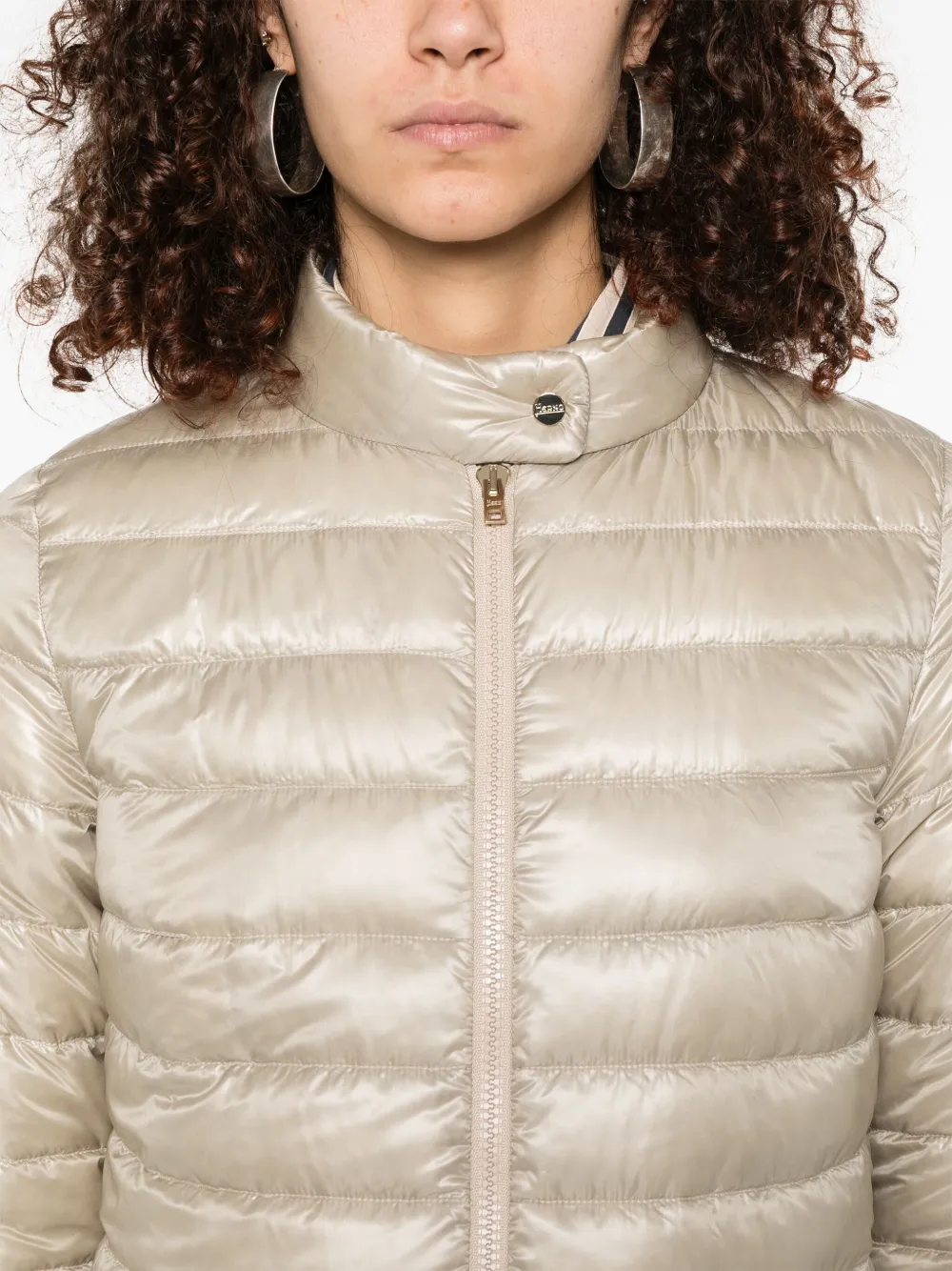 Herno Gewatteerd jack Beige