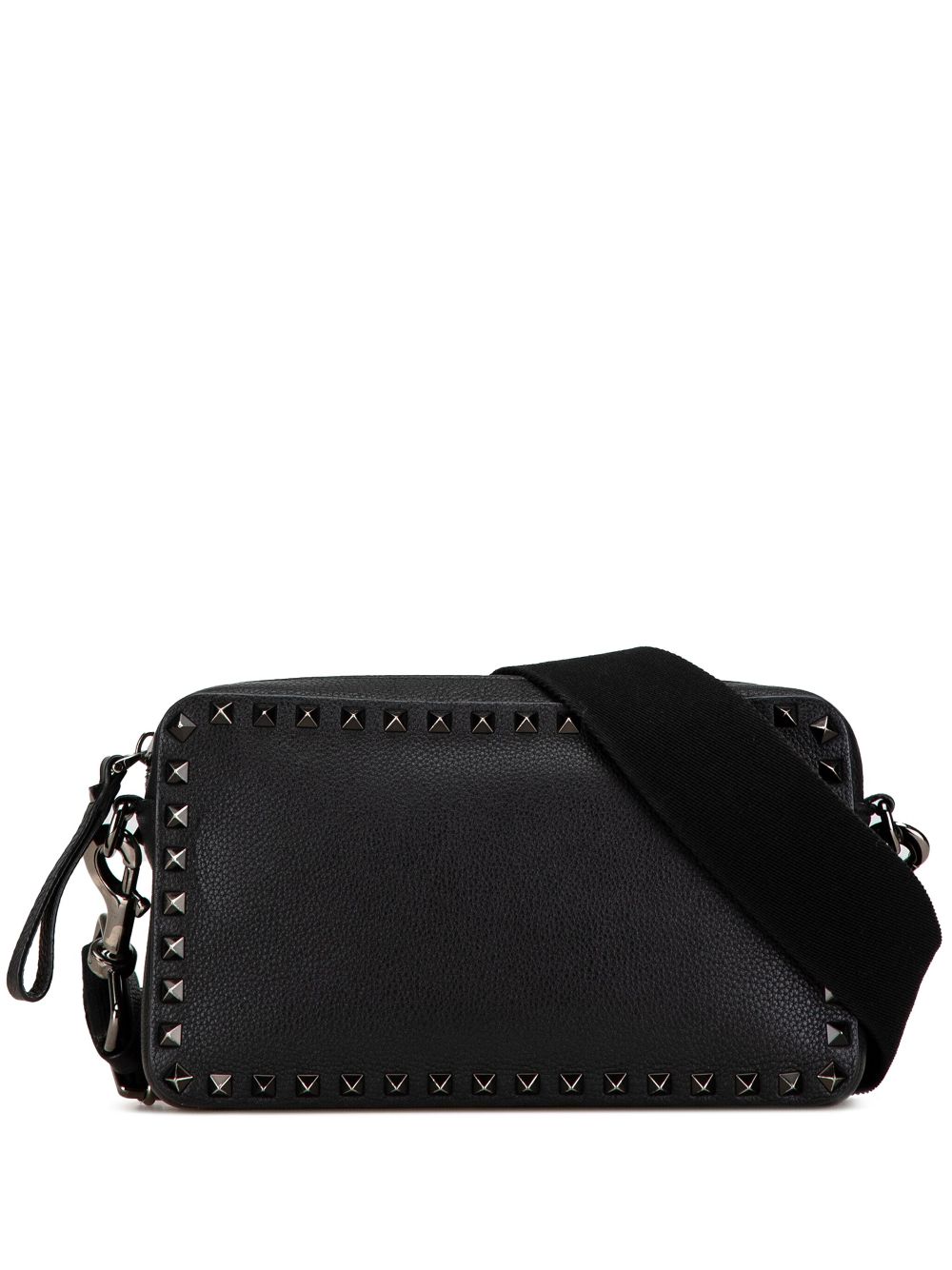 Valentino Garavani Pre-Owned 2018-2024 Grainy Calfskin Rockstud crossbody bag - Black