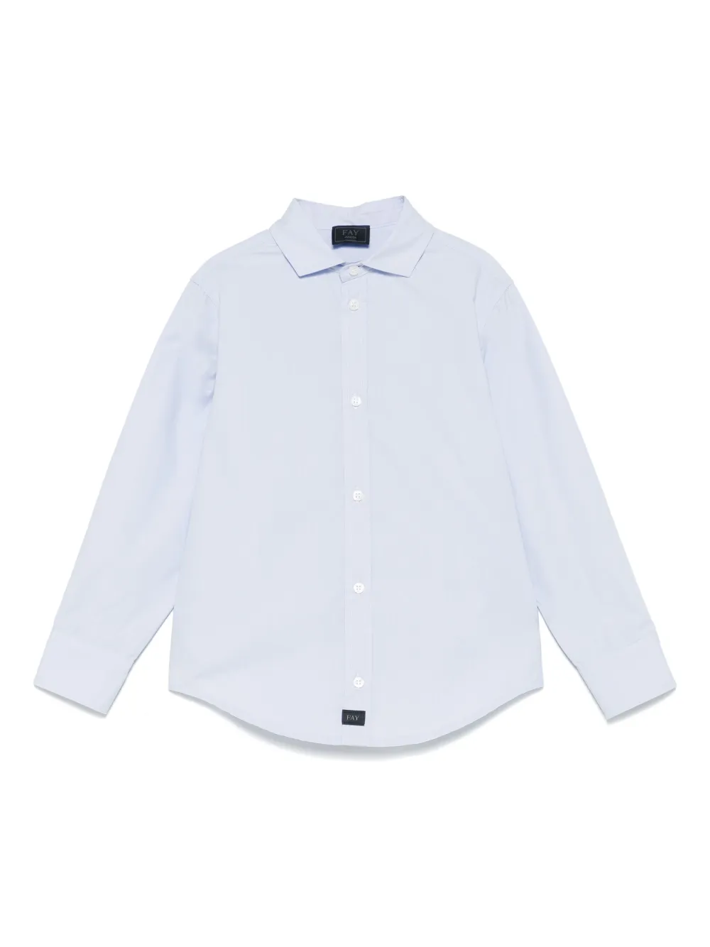 Fay Kids Popeline shirt Blauw