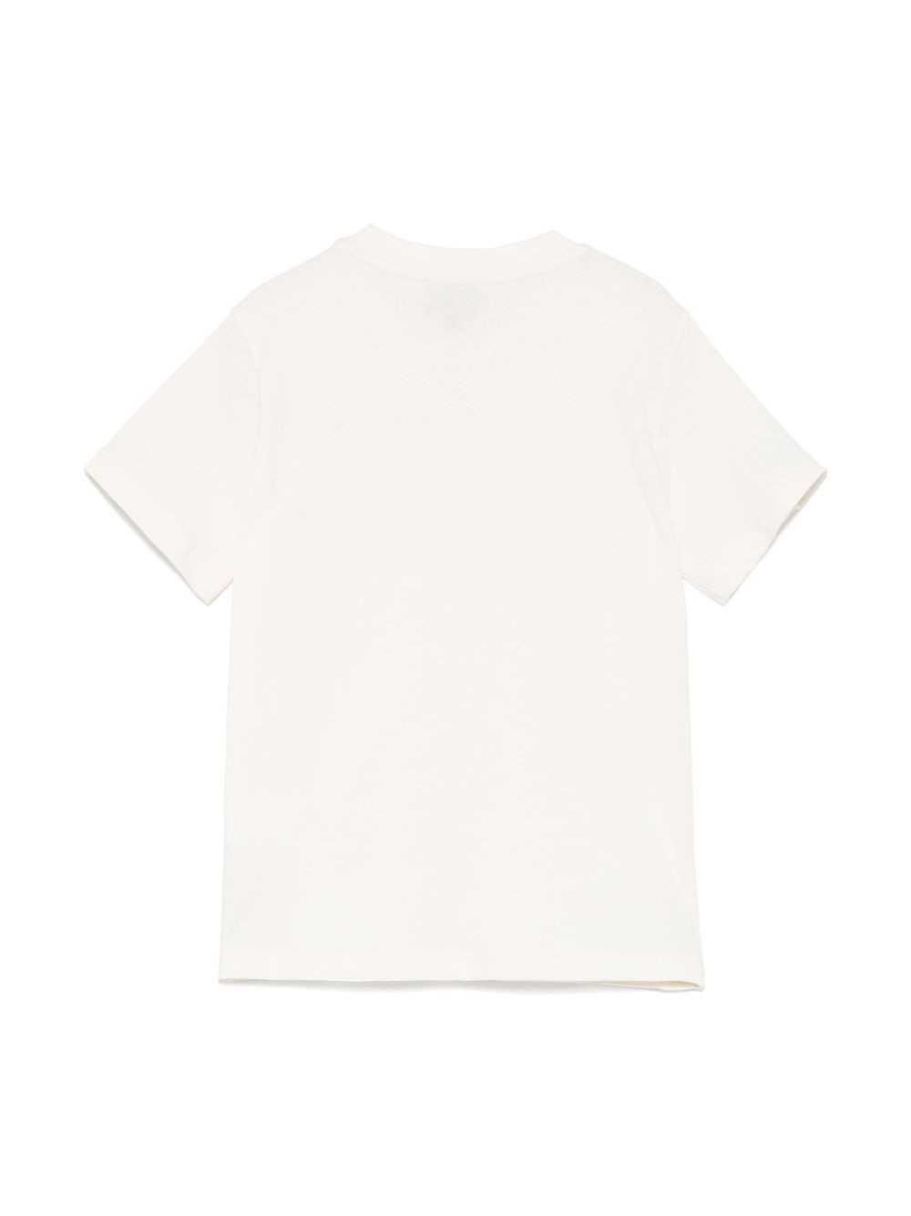 Fay Kids T-shirt met logo afwerking - Beige