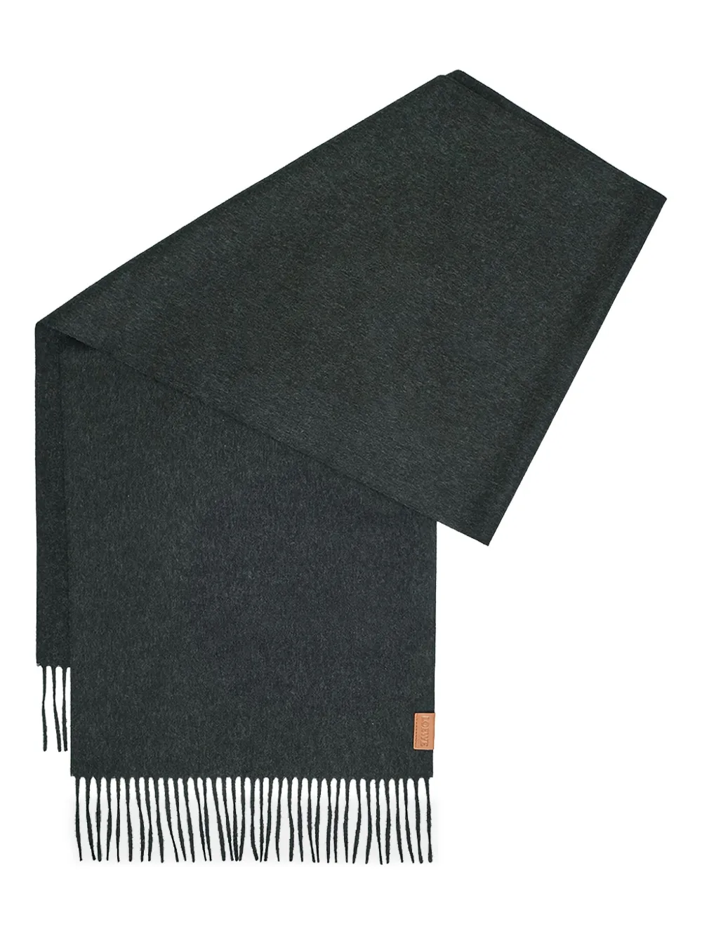 fringed cashmere scarf