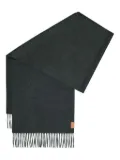 LOEWE fringed cashmere scarf - Grey