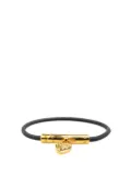 Hermès Pre-Owned 2000-2010 Gold Plated Cadena Heart Charm Bracelet costume bracelet - Black
