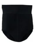 Rick Owens high-waisted waffle-knit shorts - Black