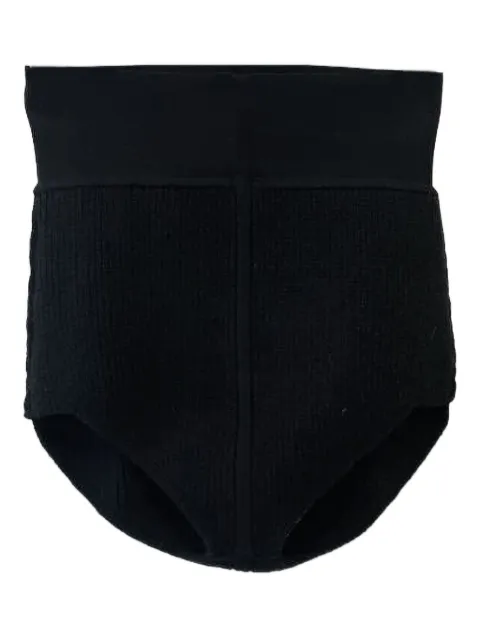 Rick Owens high-waisted waffle-knit shorts