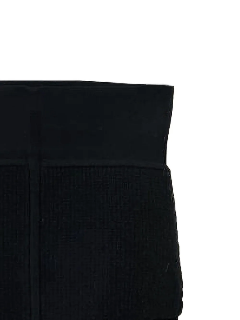 Rick Owens High waist shorts met wafelpatroon Zwart