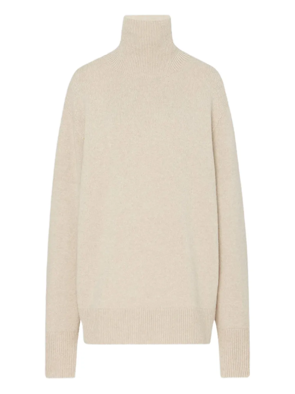 high-neck sweater