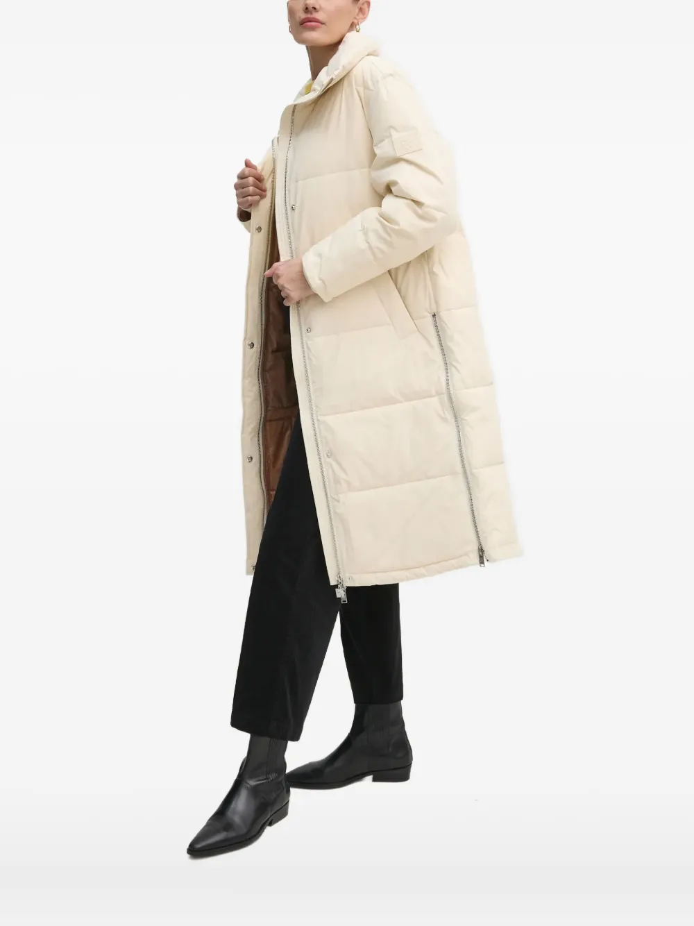 DKNY padded zip jacket | White | Image 1
