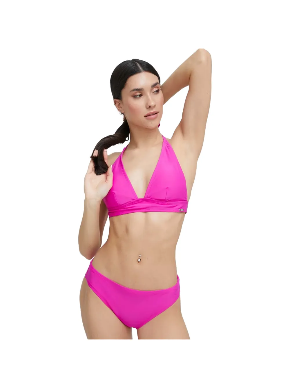 DKNY halterneck bikini top - Rosa