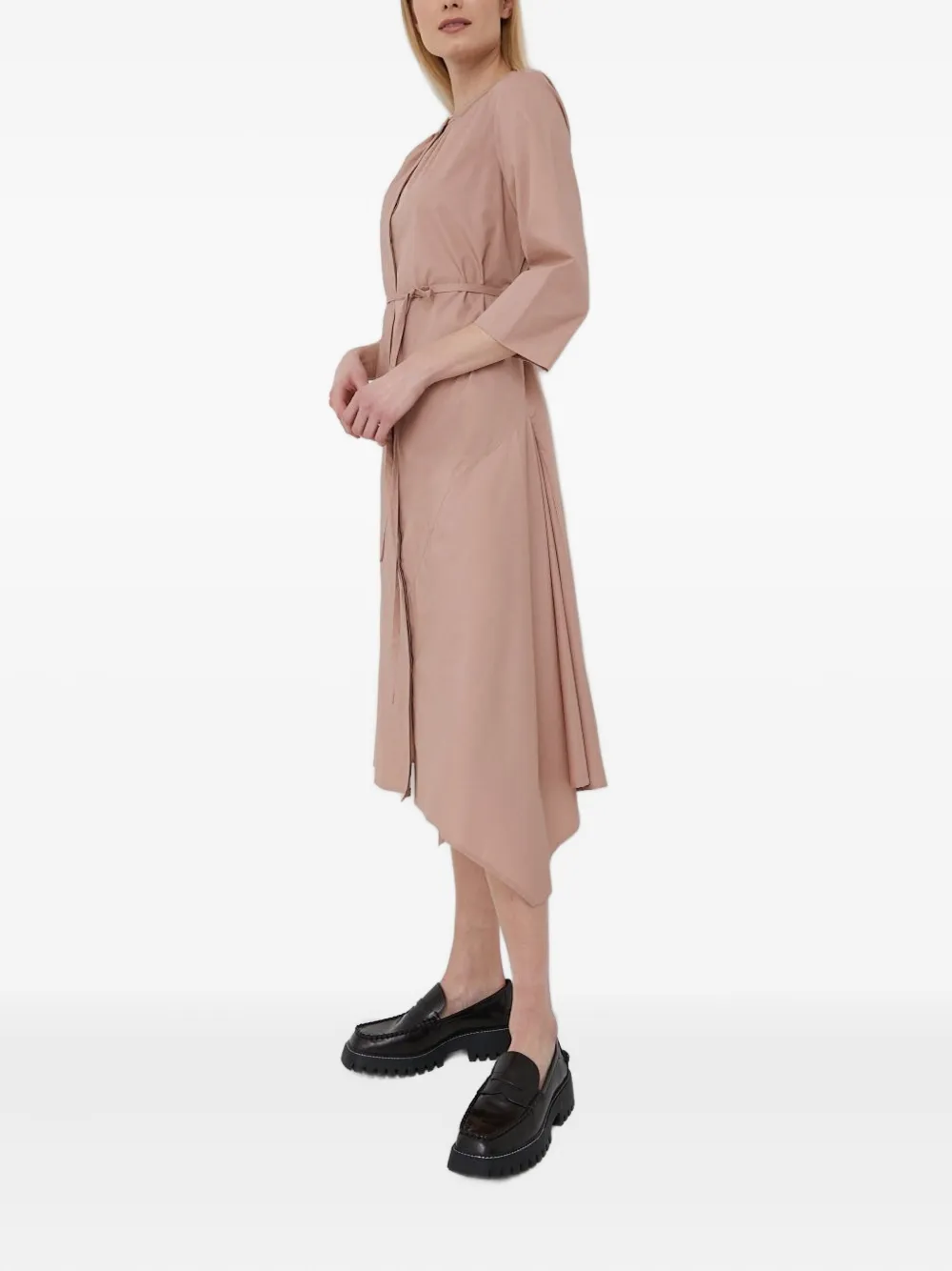 DKNY Asymmetrische blousejurk COC BEIGE
