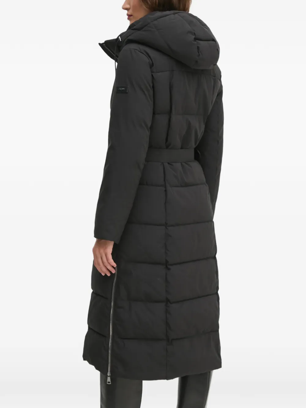 DKNY Jas met capuchon Zwart