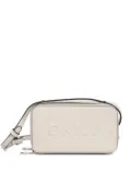 DKNY logo-embossed zip-top bag - Neutrals
