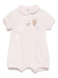 Il Gufo bear-patch shorties - Pink