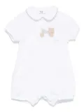 Il Gufo bear-patch shorties - White