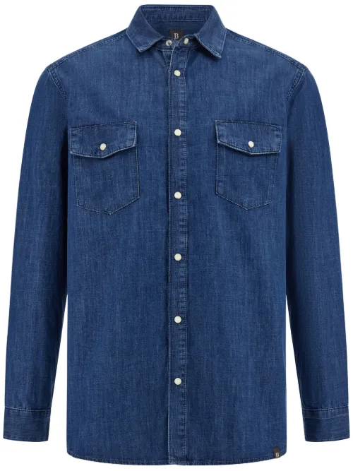 Surchemise en jean - Boggi Milano - Modalova