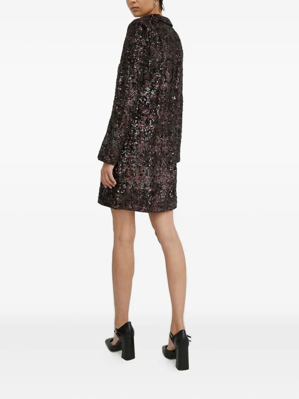 SAMSOE Mini-jurk Bruin