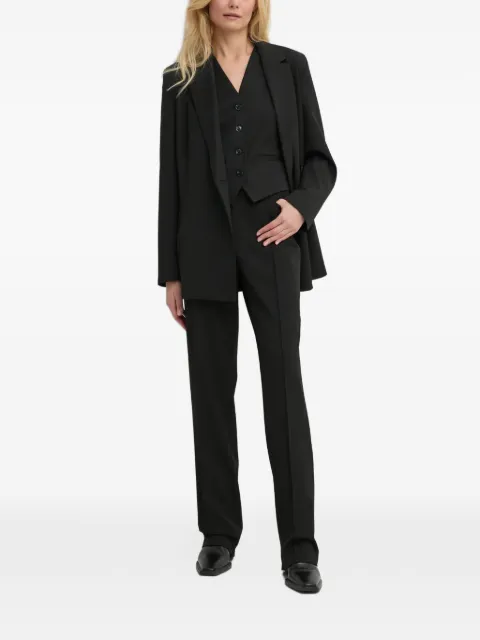 SAMSOE SAMSOE belted V-neck blazer