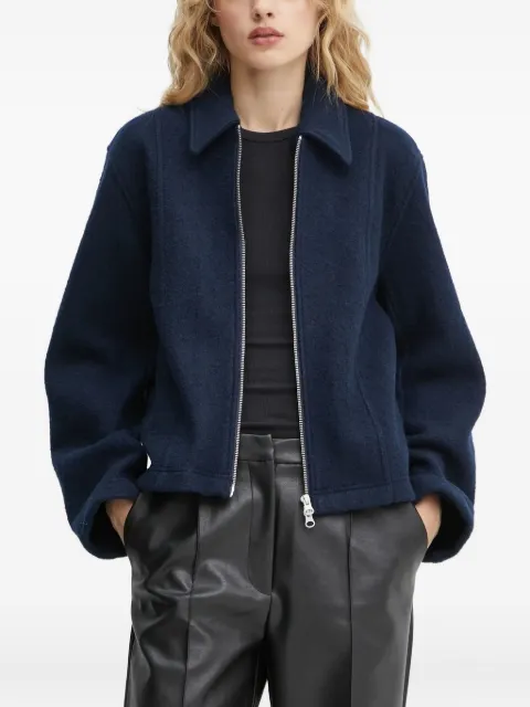 SAMSOE SAMSOE zip-front collared jacket