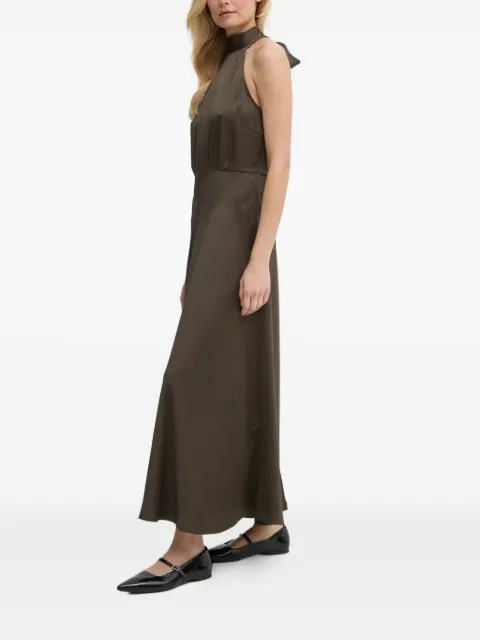SAMSOE SAMSOE halterneck midi party dress
