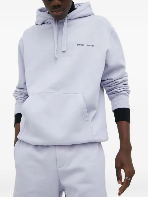 SAMSOE SAMSOE logo-print hoodie