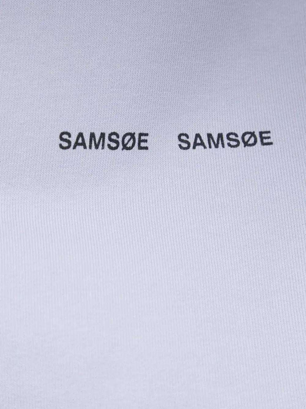 SAMSOE Hoodie met logoprint Paars