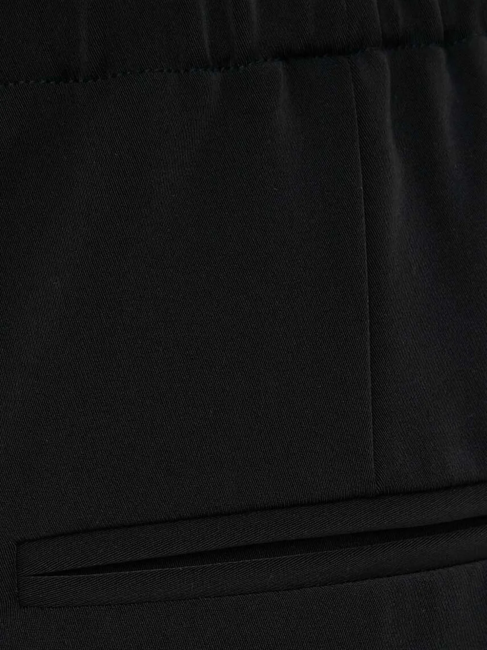 SAMSOE Hoys broek met elastische taille Zwart