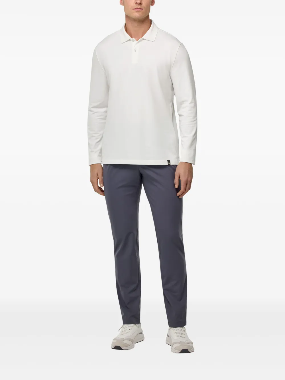 boggimilano Boggi Milano S.Cafè high-performance poloshirt - Wit