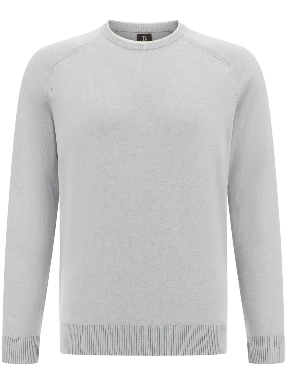 Boggi Milano suéter con cuello redondo | gris | Image 1