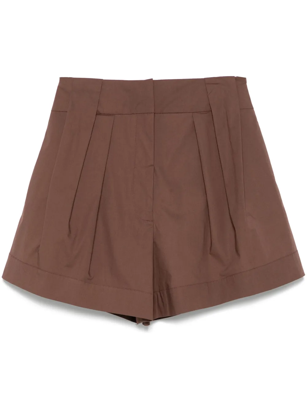 pleated shorts