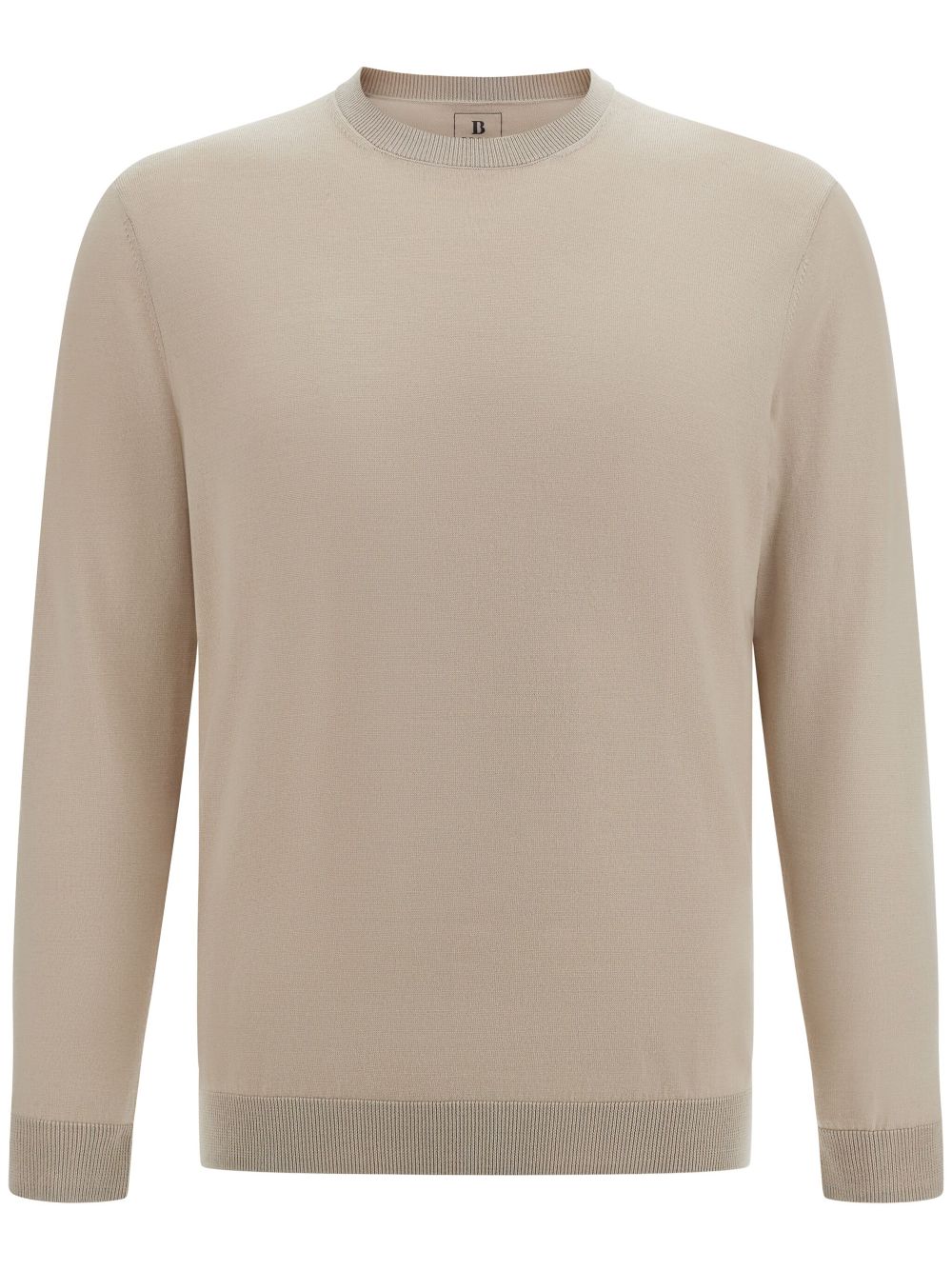 Boggi Milano crew-neck sweater - Brown